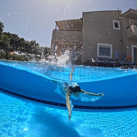 Four Seasons Private Villa - Seaview - Big Heated Pool - Gym - Sport Activities Gouves Exterior foto