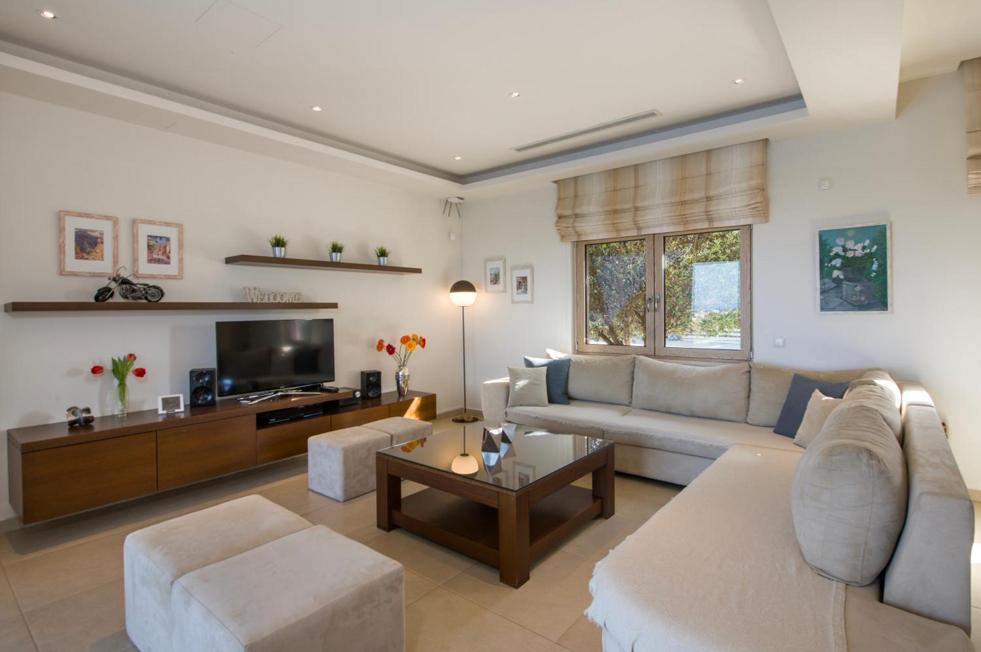 Four Seasons Private Villa - Seaview - Big Heated Pool - Gym - Sport Activities Gouves Exterior foto